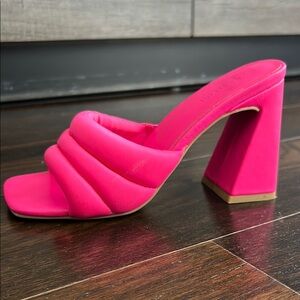 Open Edit Pink Barbie Core Mules Size 7